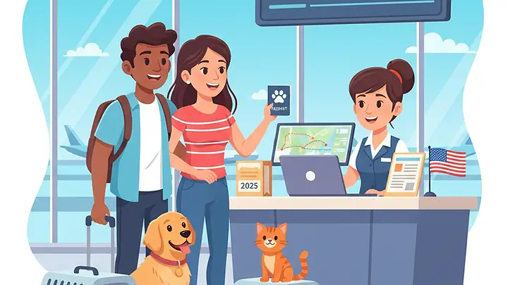 Como levar pet para os EUA