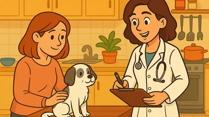 Consulta veterinária a domicílio