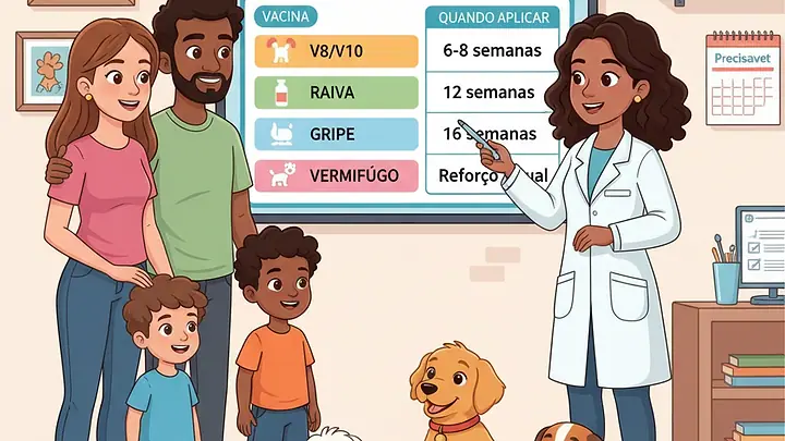 Tabela de vacinas para cachorros