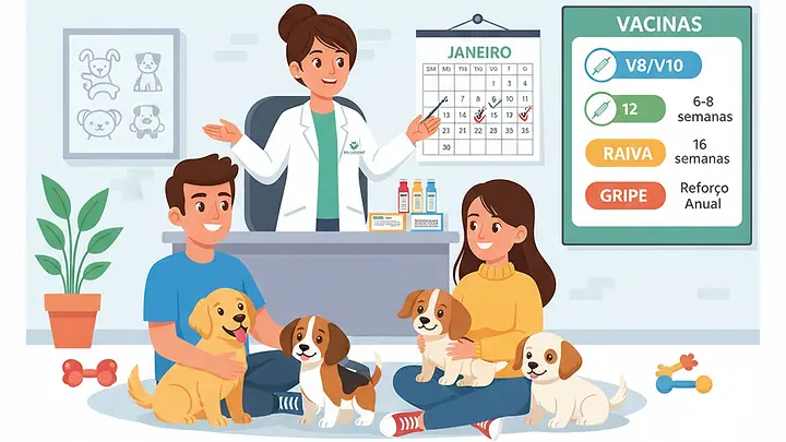 Vacinas para cachorro filhote