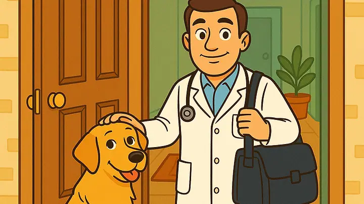 Veterinária que atende em casa